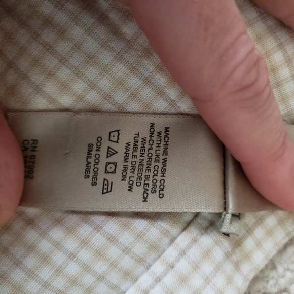 SIGRID OLSEN SPORT | White and Beige Check Pants Trousers Bottoms Women - Picture 8 of 9